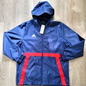 BRAND NEW Adidas Tango Windbreaker Rain Jacket Men's Size Large